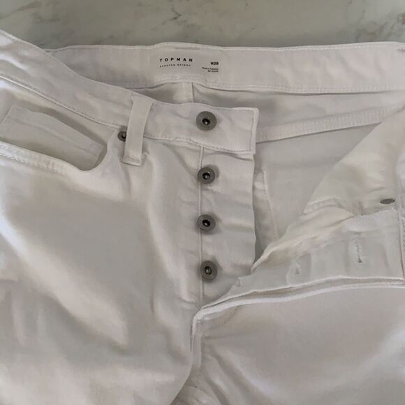 Top Man white shorts EUC - Picture 2 of 5
